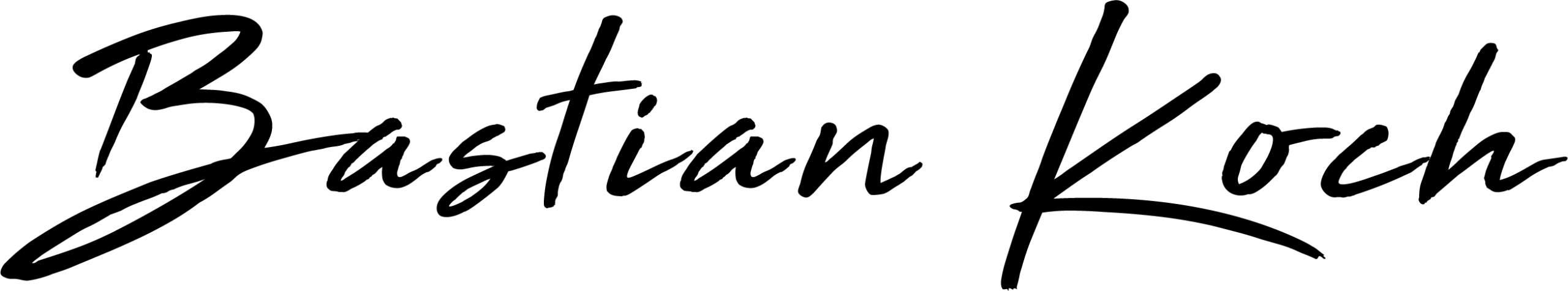 Bastian Koch Logo or Signature Cropped